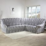 GA.I.CO bielastický potah na rohovou sedačku Oceano Nový šedo-modrý 350 - 530 cm – Hledejceny.cz