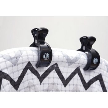 Lodger swaddle clip 2balení black