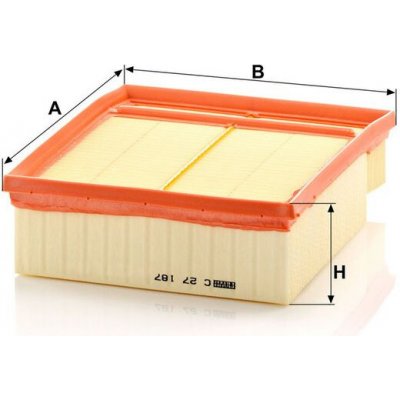 MANN-FILTER Vzduchový filtr MANN MF C27187 – Hledejceny.cz
