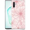 Pouzdro a kryt na mobilní telefon Samsung Pouzdro ACOVER Samsung Galaxy Note 10+ N975F s motivem Floral I