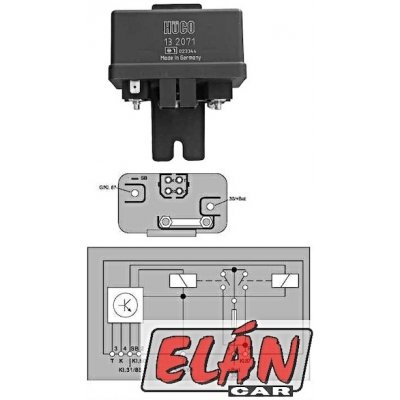 Žhavící relé - Hella 4RV 008188-331 – Hledejceny.cz