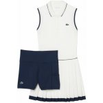 Lacoste Ultra Dry Tennis Heritage Dámské tenisové šaty white/navy blue Bílý – Zboží Dáma