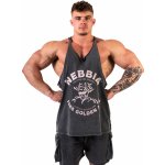Nebbia Washed muscle back stringer Golden age černé – Zboží Dáma