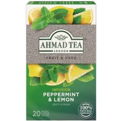 Ahmad Tea Pepermint Lemon alupack 20 x 2 g – Zbozi.Blesk.cz