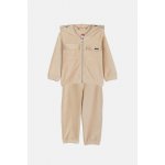 Joyce Dívčí tepláková velurová souprava s kapucí "V J SET"/Zelená, béžová, růžová Zelená – Hledejceny.cz