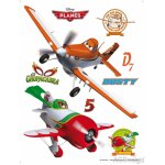 AG Design DK 1764 Samolepka na zeď Disney letadla rozměry 65 x 85 cm – Sleviste.cz