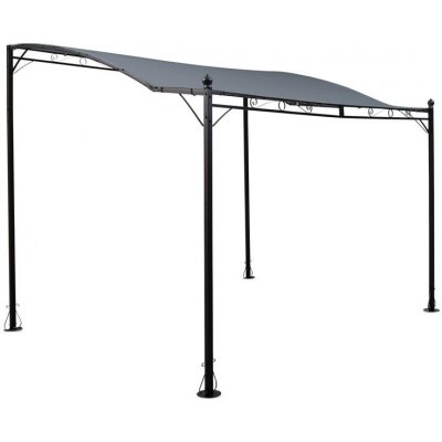 Blumfeldt Allure Pergola přístřešek altán 300x250cm polyester tmavě šedá (GDW16-Allure-Grey) – Zbozi.Blesk.cz