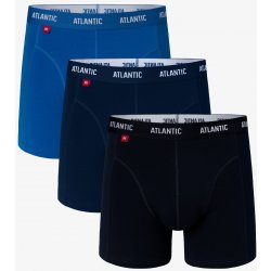 Atlantic pánské boxerky 3MH-047 A'3 červeno-denimovo-modrá