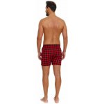 Doctor Nap pánské boxerky BOX.5165 černo-červená – Zboží Dáma
