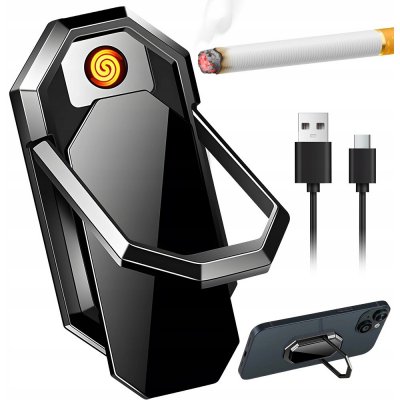Elektrický USB s nastavitelným stojánkem na telefon 90° Černý – Hledejceny.cz