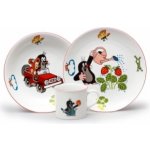 THUN 1794 Dětská jídelní souprava KRTEK-auto porcelán 3 dílná – Zboží Dáma
