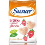 Sunar dětské křupky jahodová srdíčka 6× 50 g – Zboží Dáma