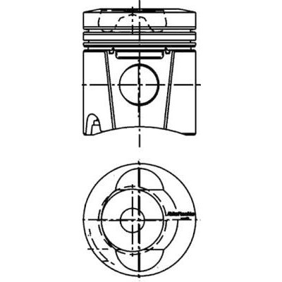 Píst KOLBENSCHMIDT 99701600 – Zboží Mobilmania