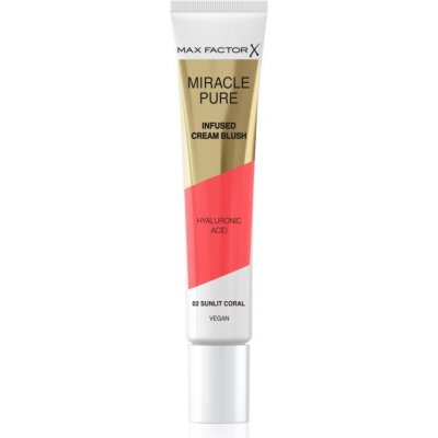 Max Factor Miracle Pure krémová tvářenka 02 Sunlit Coral 15 ml – Hledejceny.cz