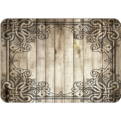 PokojovaDekorace.cz prostírání 128 Dřevo s květy 43x30cm – Zboží Dáma