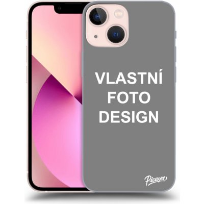 Pouzdro Picasee silikonové Apple iPhone 13 mini - Vlastní design/motiv čiré – Zboží Mobilmania