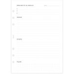 Filofax Plánování projektů náplň do diářů A5 – Sleviste.cz