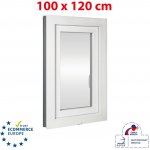 Okna Hned Plastové okno 100x120 cm bílé otevíravé i sklopné pravé – HobbyKompas.cz