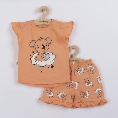 New Baby Dětské letní pyžamko Dream lososové – Zboží Mobilmania
