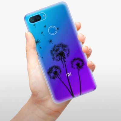 Pouzdro iSaprio - Three Dandelions Xiaomi Mi 8 Lite černé – Zbozi.Blesk.cz