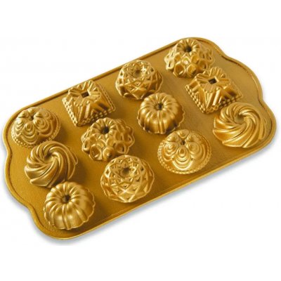 Nordic Ware Minibábovky plát s 12 formičkami zlatá 280 ml – Zboží Dáma