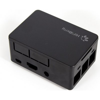 HiFiBerry Univerzální krabička pro RPi 1B+/2B/3B/3B+, černá