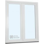 Kömmerling balkonové dveře 70 AD O+OS klapačka levé bílá 150 x 200 cm jednostranná klika + madýlko + PVC rám – Hledejceny.cz