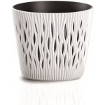 Prosperplast Květináč plastový SANDY ROUND 22 cm bílý – Hledejceny.cz