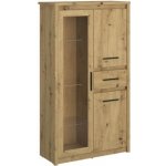 Kondela Airon 0000374703 Nízká 2D1W1S dub artisan – Zboží Dáma