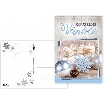 MFP Paper Pohlednice vánoční 162 A Kouzelné Vánoce – Zboží Mobilmania
