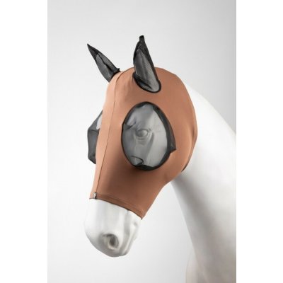 HORZE Elastic Pull On maska proti hmyzu pro koně hnědá – Zboží Mobilmania