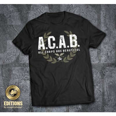 4anglersdesign tričko A.C.A.B – Zboží Mobilmania