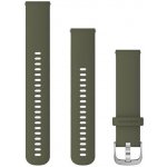 Garmin Řemínek Quick Release 20mm, silikonový zelený, stříbrná přezka 010-12924-11 – Zbozi.Blesk.cz