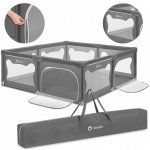 LIONELO Skládací ohrádka Willow 127 x 187 x 68 cm Grey Contrete – Zboží Dáma
