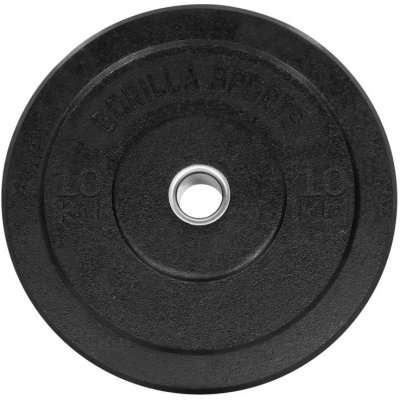 Gorilla Sports ocelové jádro potažené pryží 10 kg 450 mm – Hledejceny.cz