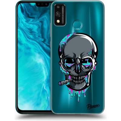 Pouzdro Picasee silikonové Honor 9X Lite - EARTH - Lebka 3.0 čiré – Sleviste.cz