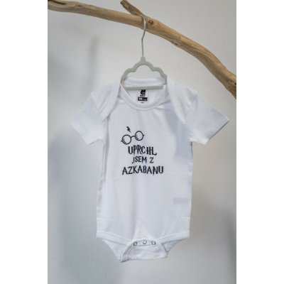 Černá na bílé Bodyčko Uprchl jsem z Azkabanu krátký rukáv – Hledejceny.cz