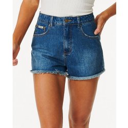 Rip Curl šortky AMY HIGH WAIST SHORT Dark Blue