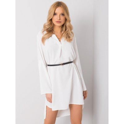 Košilové elegantní šaty DHJ-SK-5766.18X-white bílá