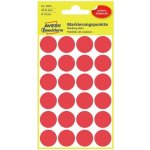 Avery Zweckform Etikety na různá značení 96 ks červené 18 mm kulaté 3004 – Hledejceny.cz