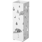 Songmics Stojan na deštníky, motiv kapky, bílý, výška 49 cm LUC49W – Zboží Dáma