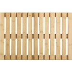 Wenko Bambus Bambusová předložka do koupelny hnědá 60 x 40 cm – Zboží Dáma