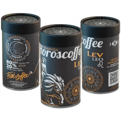 Fixi Horoscoffee Lev káva dle znamení horoskopu zrnková 0,5 kg – Hledejceny.cz