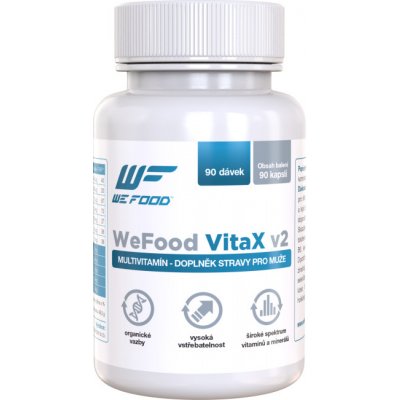 WeFood VitaX MultiVitamín pro muže 120 kapslí 60 dávek