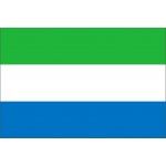 Sierra Leone vlajka - 100 x 150 cm - tunel, karabina – Hledejceny.cz