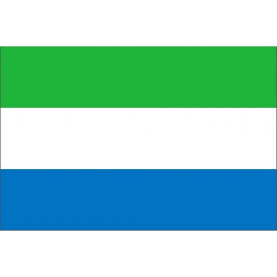Sierra Leone vlajka - 100 x 150 cm - tunel, karabina – Hledejceny.cz