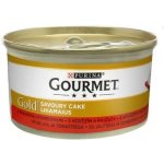 Gourmet Gold Savoury Cake KK S hovězím & rajčaty 85 g – Hledejceny.cz