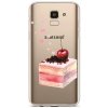 Pouzdro a kryt na mobilní telefon Samsung Pouzdro TopQ Samsung J6 silikon Cherry Cake