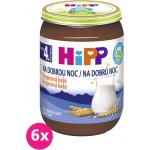 Hipp Bio na dobrou noc s keksy a jablky 6 x 190 g – Sleviste.cz