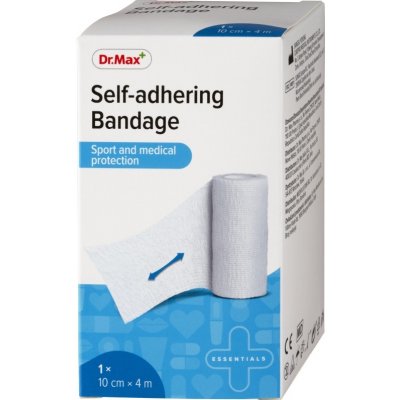 Dr. Max Self-adhering Bandage 10 cm x 4 m samofixační obinadlo 1 ks – Sleviste.cz